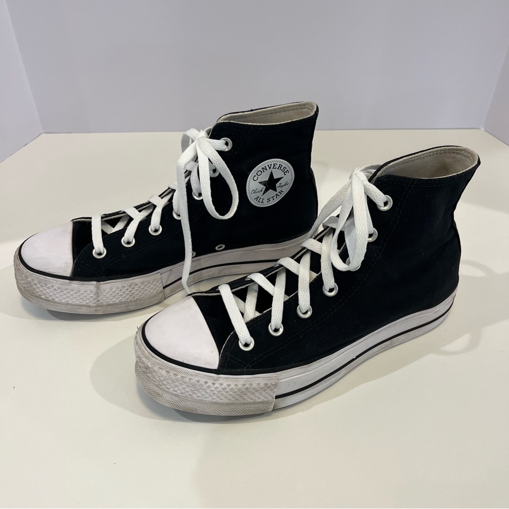 Converse Chuck Taylor All Star Lift Platform Canvas High Top Shoes | Women’s 9 - Picture 3 of 14